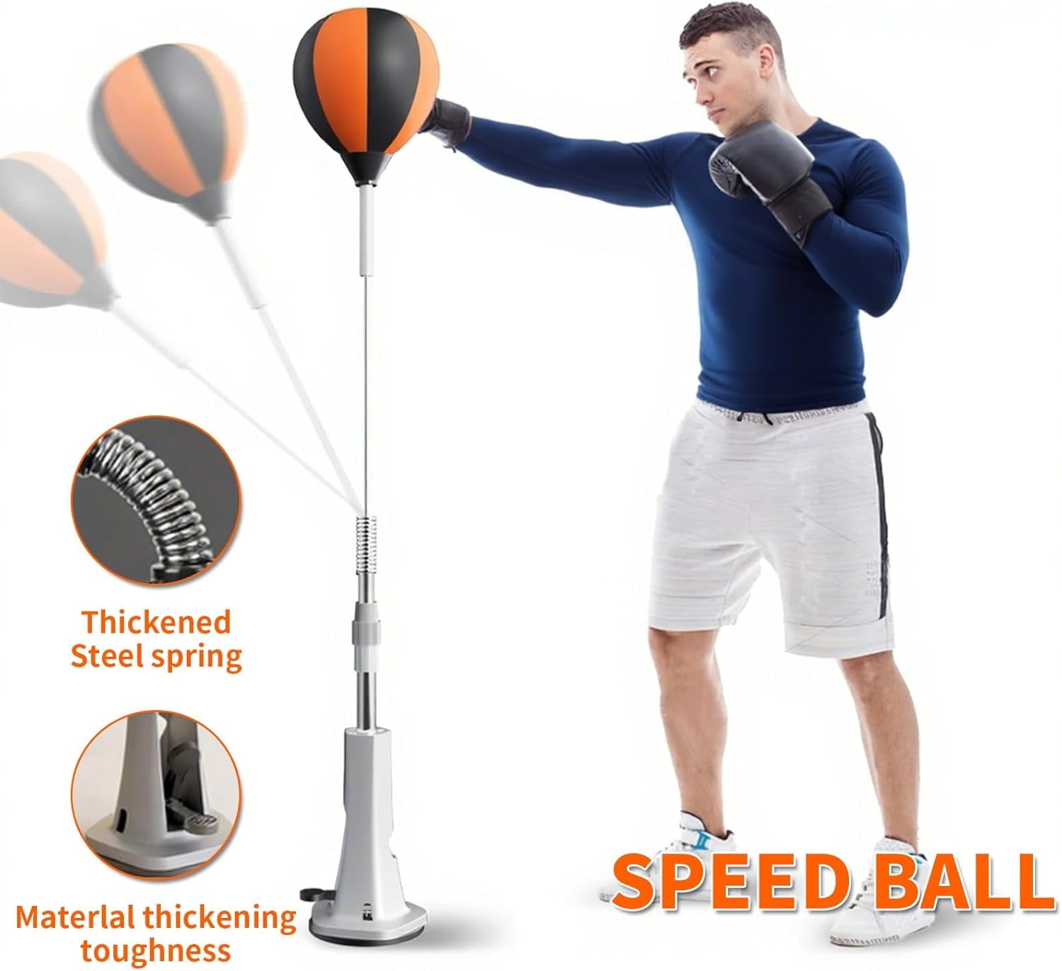 Boxing Reaction Ball - Boxing Speed Reflex Bag,Improve Concentration, Reaction Time, Agility and Hand-Eye Coordination